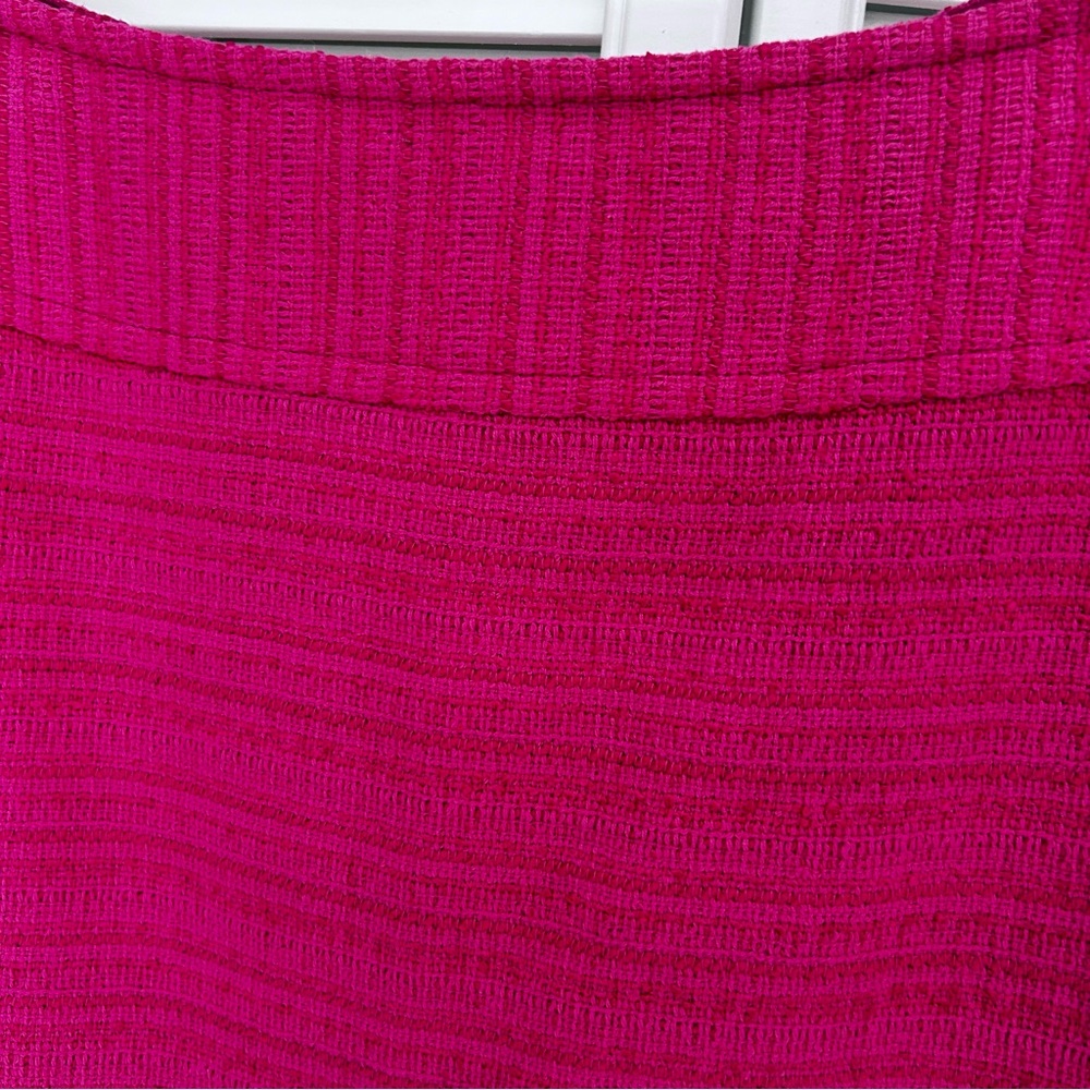 Trina Turk Tweed Mini Skirt Textured Size 4 Lined 90s Y2K Office Workwear Office - Picture 4 of 12